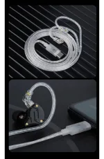 Cable Kz Usb-c Zsn/zs10 Pro/edx Pro/zsx/zvx/castor Micrófono - Imagen 2