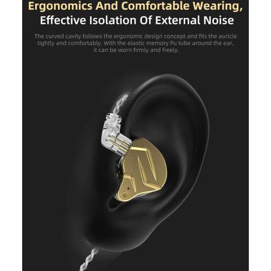 Auriculares In-ear Gamer Kz Zsn Pro X (sin Micrófono) Negro - Imagen 3