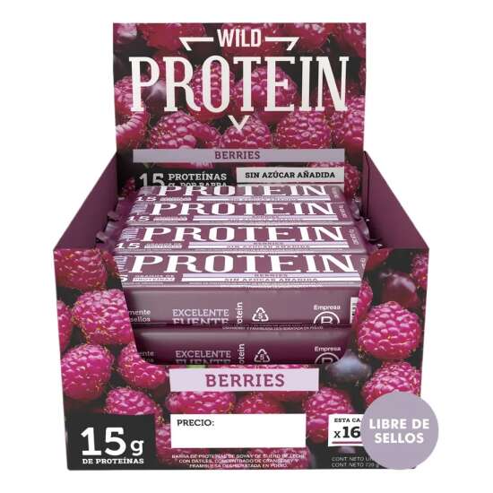 Wild Protein - Berries 16 Unidades - Imagen 1