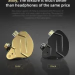 Auriculares In-ear Gamer Kz Zsn Pro X (sin Micrófono) Negro - Imagen 4