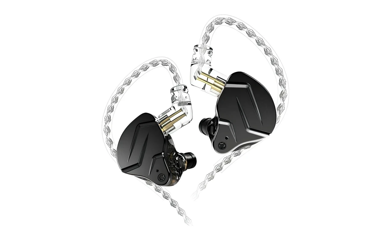 Audífonos KZ ZSN Pro X Negro sin Micrófono Híbridos 1BA+1DD