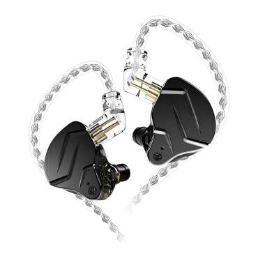Audífonos KZ ZSN Pro X Negro sin Micrófono Híbridos 1BA+1DD