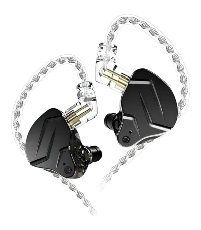 Audífonos KZ ZSN Pro X Negro sin Micrófono Híbridos 1BA+1DD