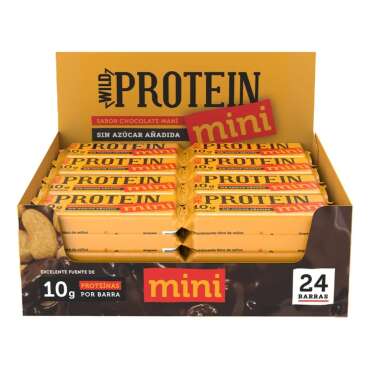 Wild Protein Mini Chocolate Maní 24 Unidades