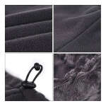 Cuello Bufanda Polar A Prueba De Viento Para Frio Ajustable - Imagen 3
