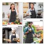 Delantal Cocina Unisex Poli/algodón Ajustable 74x68cm - Imagen 2