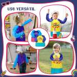 Delantal Infantil Párvulo Manga Larga 51x43 Cm Impermeable - Imagen 3