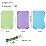 Tabla Para Picar Cocina Antideslizantes Pack X3 - Imagen 4
