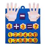 Juego Montesori Matemáticas En Fieltro Infantil