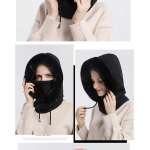 Gorro Invierno Unisex De Felpa Con Pasamontañas Y Cuello - Imagen 3