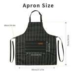 Delantal Cocina Unisex Poli/algodón Ajustable 74x68cm - Imagen 4