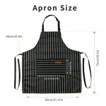 Delantal Cocina Unisex Poli/algodón Ajustable 74x68cm - Imagen 4