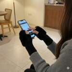 Guantes Medio Dedo Felpa Confort Térmico Dedos Libres - Imagen 2