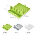 Soporte Organizador Para Cuchara Y Tapa De Olla Plástico - Imagen 7