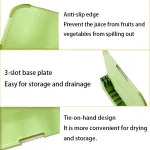 Tabla Para Picar Cocina Antideslizantes Pack X3 - Imagen 8