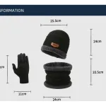 Gorro + Cuello + Guantes A Prueba De Viento Set Completo - Imagen 4