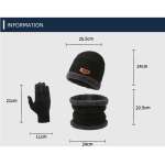 Gorro + Cuello + Guantes A Prueba De Viento Set Completo - Imagen 4