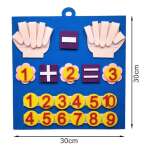 Juego Montesori Matemáticas En Fieltro Infantil - Imagen 3