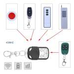 Control Remoto Universal 433mhz 4 Canales Duplicador - Imagen 5