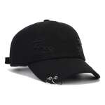 Jockey Urbano Rasgado Hip Hop Vintage Ajustable Con Argollas