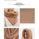 Gorro Invierno Unisex De Felpa Con Pasamontañas Y Cuello - Imagen 7