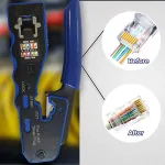 Crimpadora Rj45 Zoerax Pass Thru Para Cat5e Cat6 Cat6a - Imagen 6