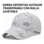 Jockey Gorra Deportiva Outdoor Transpirable Malla Ajustable - Imagen 6