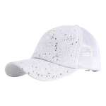 Jockey Gorra Brillante Con Malla Fresca Y Visera Curva