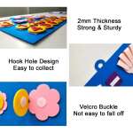 Juego Montesori Matemáticas En Fieltro Infantil - Imagen 6