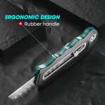 Tiptop Cutter Cartonero Mango De Caucho Hoja Reemplazable - Imagen 2