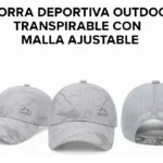 Jockey Gorra Deportiva Outdoor Transpirable Malla Ajustable - Imagen 7