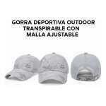 Jockey Gorra Deportiva Outdoor Transpirable Malla Ajustable - Imagen 7