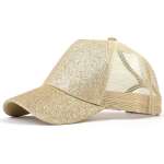 Jockey Mujer Brillante Con Cola De Caballo Y Malla