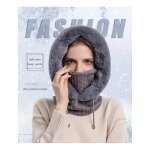 Gorro Invierno Unisex De Felpa Con Pasamontañas Y Cuello - Imagen 5