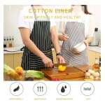 Delantal Cocina Unisex Poli/algodón Ajustable 74x68cm - Imagen 5