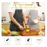 Delantal Cocina Unisex Poli/algodón Ajustable 74x68cm - Imagen 5