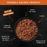 Granola Proteica Wild Protein Golden Crunchy 300g Vegana - Imagen 4