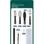 Removedor De Callos De Pies Y Piel Muerta Pack 8 En 1 - Imagen 12