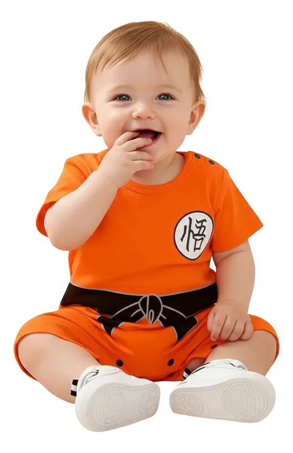 D_918083-MLC99230979211_112025-F.jpg Enterito Bebé Disfraz Algodón 6-9m Primavera/verano - Imagen 1