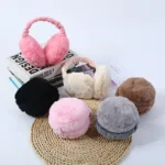 Orejeras Plegables De Felpa Unisex Ajustable - Imagen 5