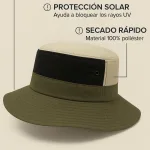 Sombrero Pescador Outdoor Ala Ancha Protección Solar Adulto - Imagen 5