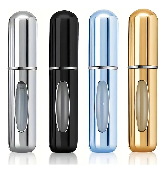 D_930671-MLC99160778692_112025-F.jpg Atomizador Perfume 5ml Aluminio Rellenable Pack 4 Unids - Imagen 1