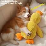 Juguete Para Perros Pato De Peluche Masticable 28x32cm - Imagen 3