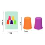 Juego De Mesa Tazas Apilables + 50 Cartas Velocidad - Imagen 5