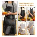 Delantal Cocina Unisex Poli/algodón Ajustable 74x68cm - Imagen 9