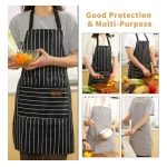 Delantal Cocina Unisex Poli/algodón Ajustable 74x68cm - Imagen 9