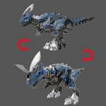 Juguete Bloques Para Armar De Dinosaurio Modelo Eléctronico - Imagen 7