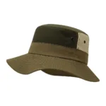 Sombrero Pescador Outdoor Ala Ancha Protección Solar Verde Musgo