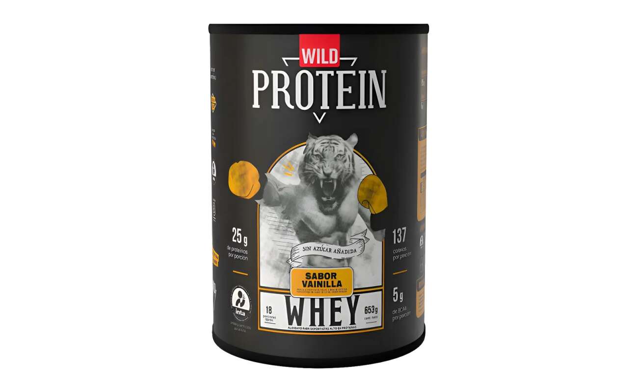 Proteína Whey Wild Protein 653 g 18 Porciones Certificada INTA
