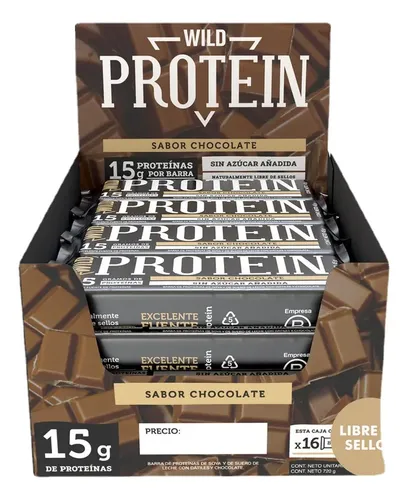 D_628632-MLC80569828419_112024-O.webp Wild Protein - Chocolate 16 Unidades - Envio Gratis - Imagen 1